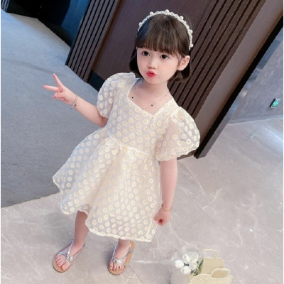 dress furing polka trypho (102309) dress anak perempuan (only 5pcs)